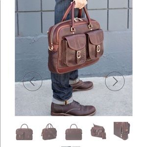 Coronado Bison Redwood Briefcase